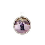 30mm Custom Photo Rhinestone Pendant Necklace