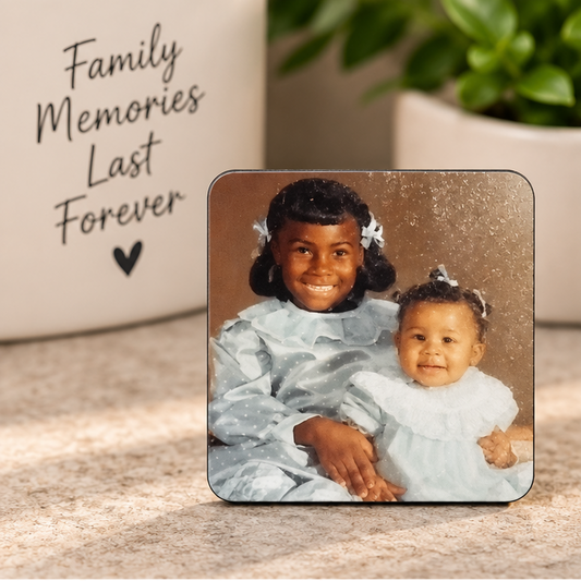 Personalized Square Photo Magnet