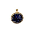 30mm Custom Photo Rhinestone Pendant Necklace