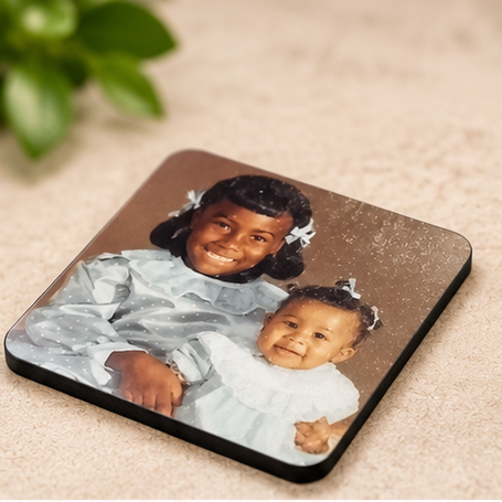Personalized Square Photo Magnet