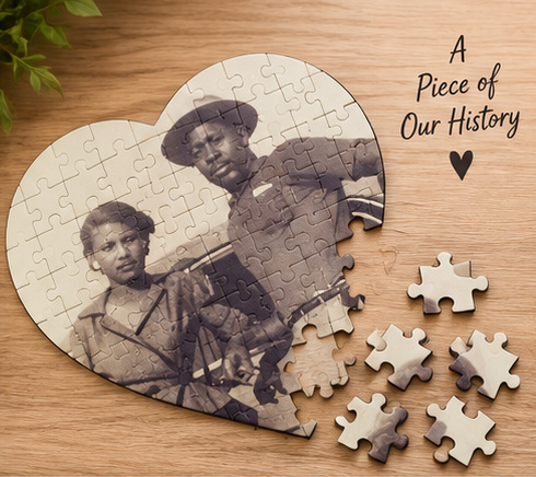 Personalized Heart Photo Puzzle