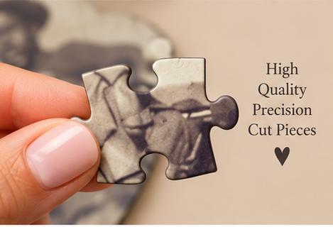 Personalized Heart Photo Puzzle