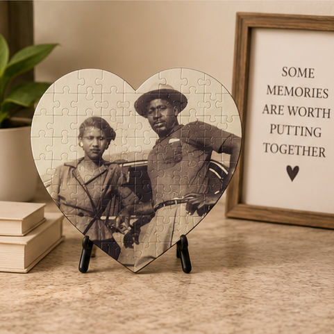 Personalized Heart Photo Puzzle