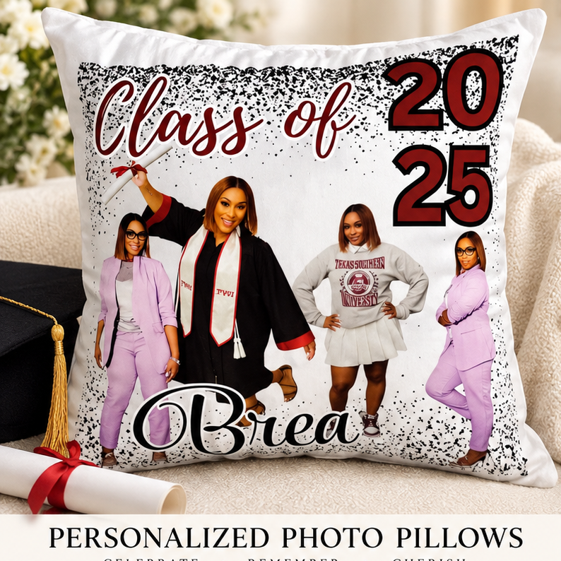 Personalized Photo Keepsake Pillow – 16" x 16"