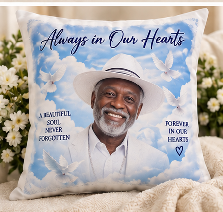 Personalized Photo Keepsake Pillow – 16" x 16"