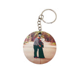 Circle Custom Photo Keychain