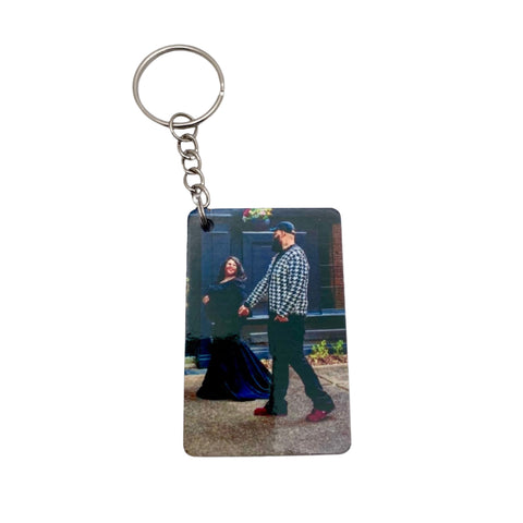 Rectangle Custom Photo Keychain
